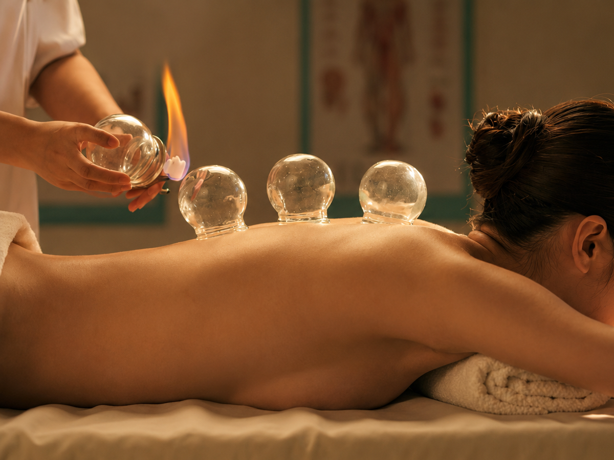 Cupping service at Five Points Massage